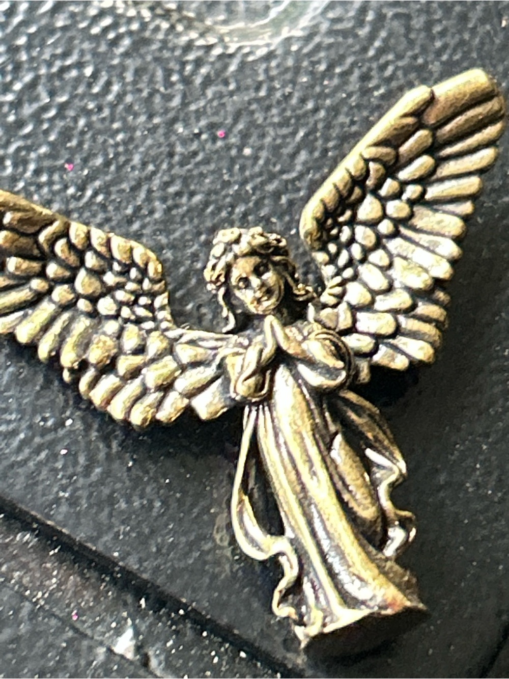 Brass Bronze Angel Mini Trinket Decorative Angel Figurine